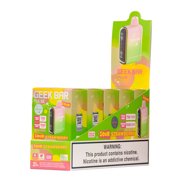 Sour Strawberry Geek Bar Pulse product image
