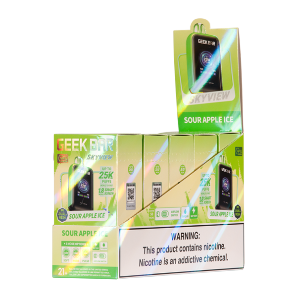 Sour Apple Ice Geek Bar SkyView 25K product image